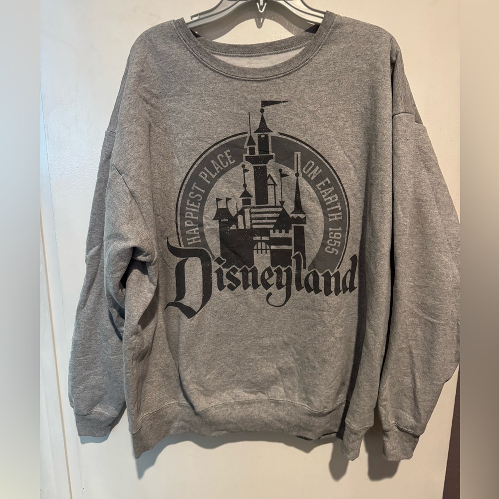 Disney Gray Sweatshirt with Castle Logo